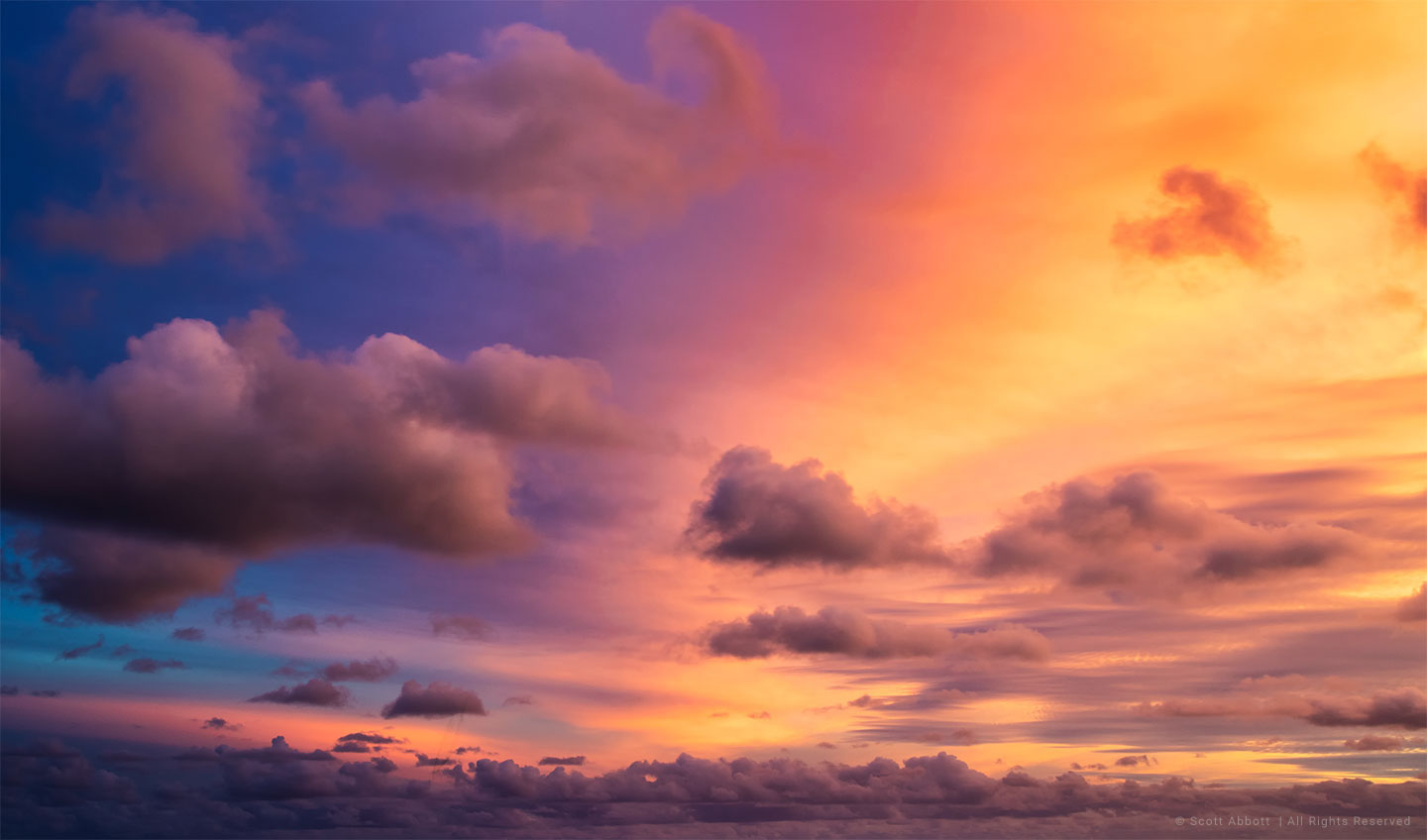 Sunset photo by Scott Abbott